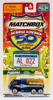 2002 Matchbox Across America Airport Fire Pumper BLUE | ALABAMA | FSC