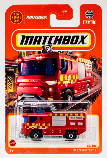 2024 Matchbox #47 Blaze Buster II RED | FIRE & RESCUE | FSC