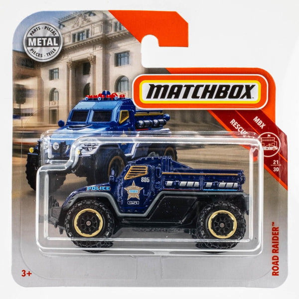 2018 Matchbox #77 Road Raider BLUE | CSI POLICE | FSSC