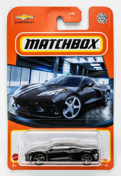 2022 Matchbox #20 2020 Corvette C8 BLACK METALLIC | FSC