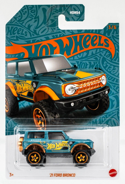 2024 Hot Wheels Pearl and Chrome Mix 1 #3 '21 Ford Bronco TEAL | FSC
