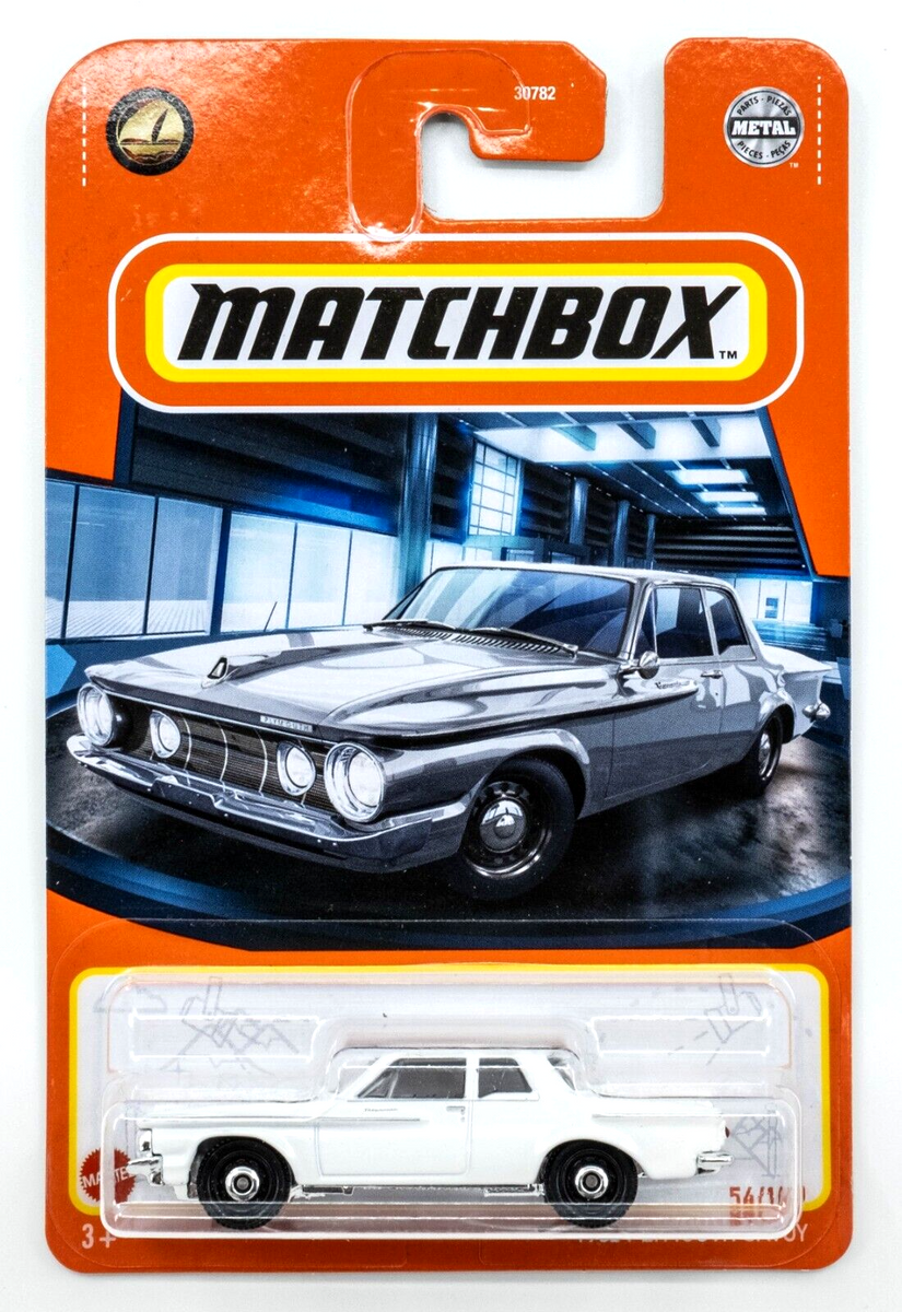 2022 Matchbox #54 1962 Plymouth Savoy ERMINE WHITE | FSB – Village Diecast