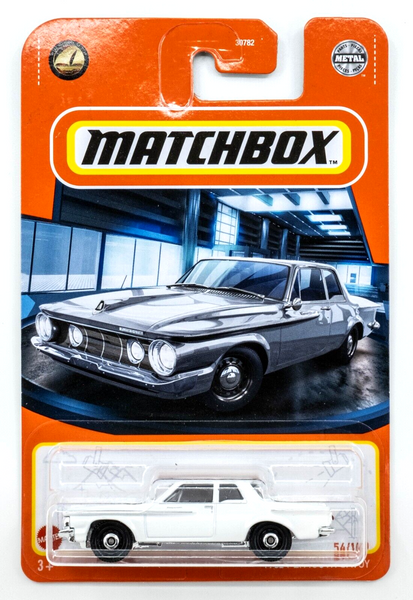 2022 Matchbox #54 1962 Plymouth Savoy ERMINE WHITE | FSB
