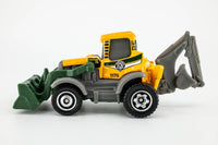 2021 Matchbox #68 MBX Backhoe AMBER YELLOW | MATCHBOX CITY | MINT