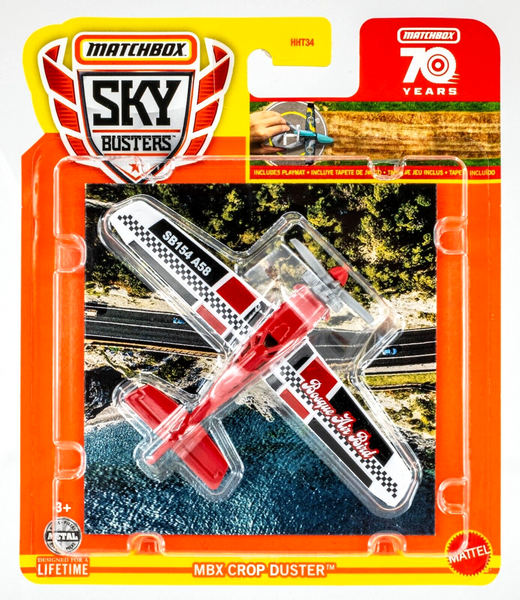 2023 Matchbox Sky Busters #11 MBX Crop Duster RED | BOSQUE AIR BIRD | FSC