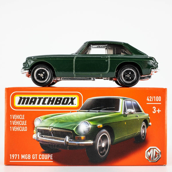 2021 Matchbox Power Grabs #42 1971 MGB GT Coupe NEW RACING GREEN | FSB