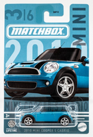 2024 Matchbox Mini Series #3 2010 Mini Cooper S Cabrio LASER BLUE METALLIC | FSC