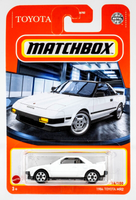 2021 Matchbox #14 1984 Toyota MR2 SUPER WHITE | LIGHTS DOWN | L-HAND DRIVE | FSC