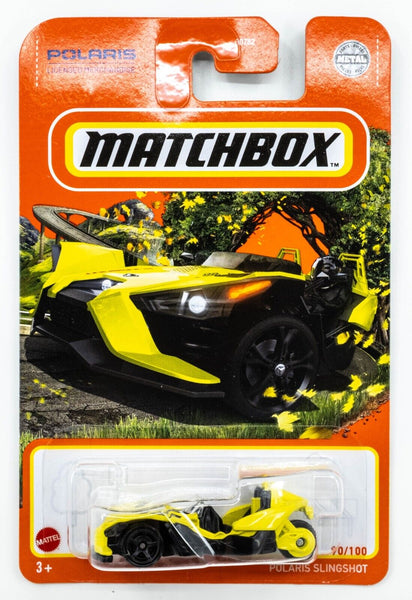 2022 Matchbox #90 Polaris Slingshot SAFETY YELLOW | FSC