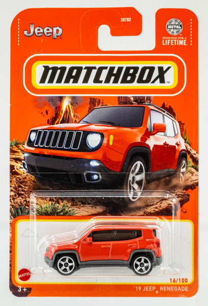 2024 Matchbox #16 '19 Jeep Renegade OMAHA ORANGE | FSC