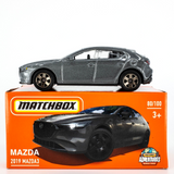 2022 Matchbox Power Grabs #80 2019 Mazda 3 MACHINE GREY METALLIC | FAC. SEALED