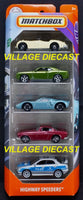 2020 Matchbox Highway Speeders 5-Pack Jaguar / Dodge / Ford / Volvo / Subaru