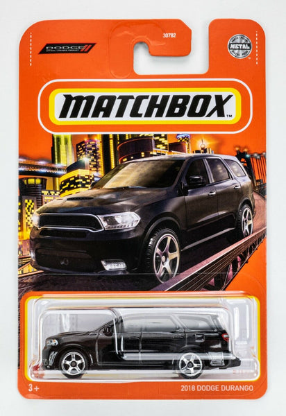 2022 Matchbox #5 2018 Dodge Durango BRILLIANT BLACK CRYSTAL / MOC
