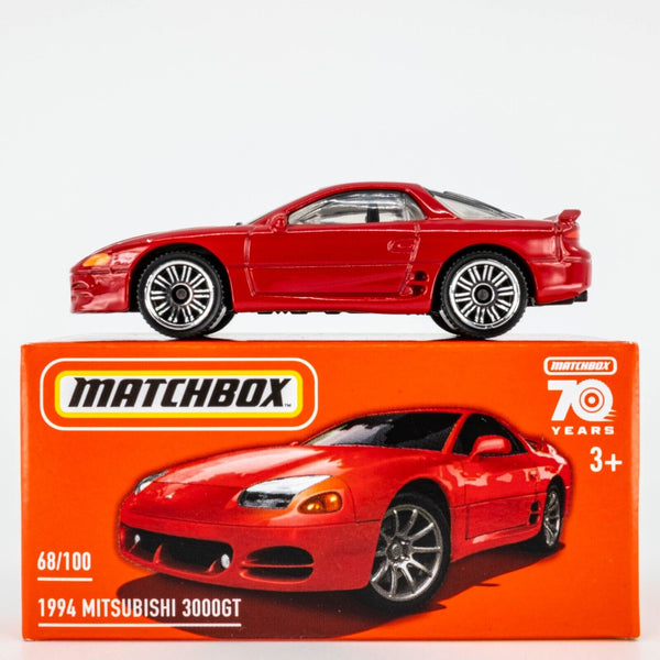 2023 Matchbox Power Grabs #68 1994 Mitsubishi 3000GT CARACAS RED | FSB