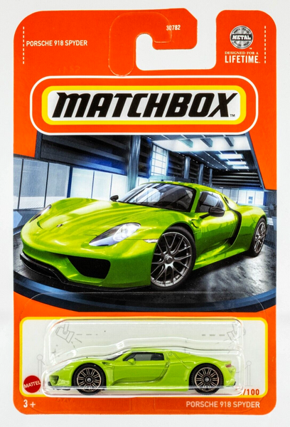 2024 Matchbox #45 Porsche 918 Spyder APPLE GREEN | FSC