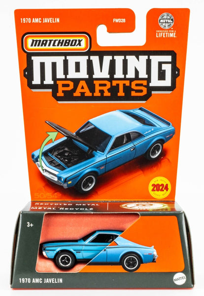 2024 Matchbox Moving Parts #50 1970 AMC Javelin BIG BAD BLUE | FSC