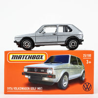 2022 Matchbox Power Grabs #25 1976 Volkswagen Golf MK1 DIAMOND SILVER | FSB