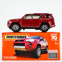 2022 Matchbox Power Grabs #81 Toyota 4Runner BARCELONA RED METALLIC | FSB