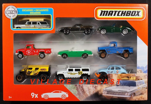 2020 Matchbox 9-Pack Exclusive '59 Chevy Brookwood Wagon SILVER + Lotus | FSB