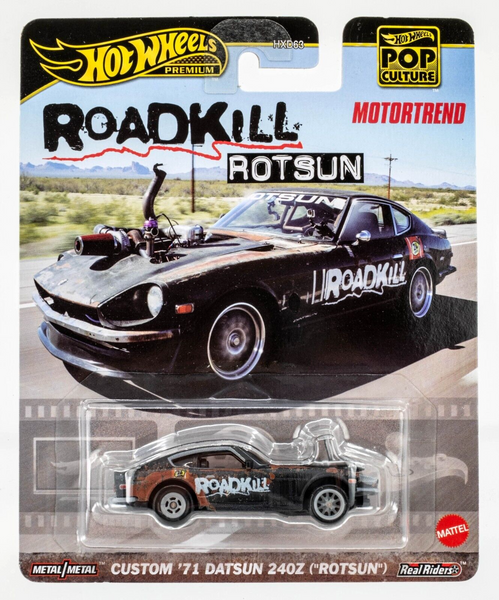 2024 Hot Wheels Pop Culture Custom '71 Datsun 240Z ("Rotsun") ROADKILL | FSC