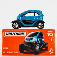 2023 Matchbox Power Grabs #82 2022 Renault Twizy LAGOON BLUE | FSB