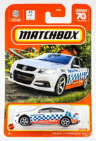 2023 Matchbox #35 Holden VF Commodore SSV WHITE | POLICE HIGHWAY PATROL | FSC