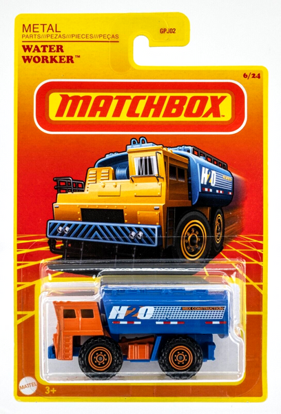 2021 Matchbox Target Retro #6 (Faun) Water Worker ORANGE | BLUE | H2O | FSC