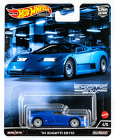 2022 Hot Wheels Car Culture Exotic Envy #4 '94 Bugatti EB110 BLUE | MOC