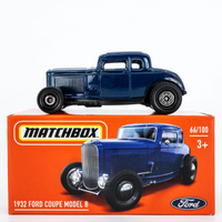 2022 Matchbox Power Grabs #66 1932 Ford Coupe Model B ROYAL DARK BLUE | FSB