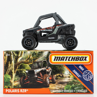 2020 Matchbox Power Grabs #59 Polaris RZR (XP-1000) MATTE BLACK | RED | FSB