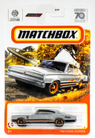 2023 Matchbox #12 1966 Dodge Charger SILVER METALLIC | 70 YEARS | FSC