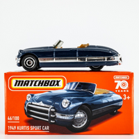 2023 Matchbox Power Grabs #46 1949 Kurtis Sport Car NAVY BLUE METALLIC | FSB