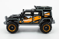 2022 Matchbox "MBX Off-Road" Jeep Wrangler Superlift BLACK | BUSHWACKER | MINT