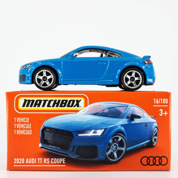 2021 Matchbox Power Grabs #16 2019 Audi TT RS Coupe TURBO BLUE | FSB