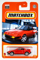 2022 Matchbox #16 1984 Toyota MR2 SUPER RED II | LIGHTS DOWN | RHD | FSC