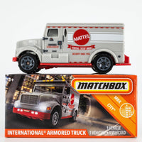 2020 Matchbox Power Grabs #27 International Armored Truck GREY | MATTEL | FSB