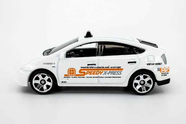 2022 Matchbox "MBX City Drivers" 2009 Toyota Prius Taxi WHITE | SPEEDY X-PRESS