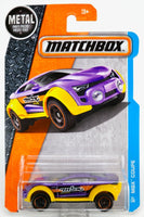 2016 Matchbox #31 MBX Coupe PURPLE / YELLOW / MOC