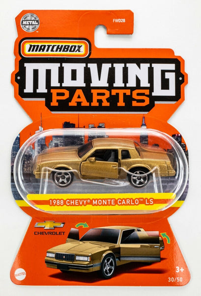 2022 Matchbox Moving Parts #30 1988 Chevy Monte Carlo LS GOLD METALLIC | FSC