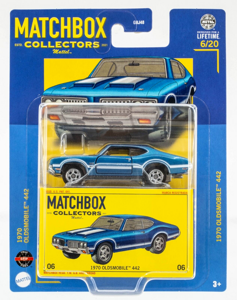 2024 Matchbox Collectors #6 1970 Oldsmobile 442 AEGEAN AQUA POLY | FSC