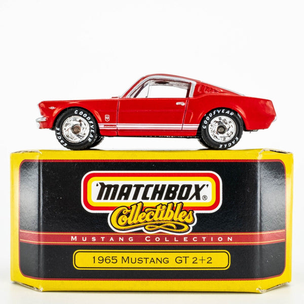 1999 Matchbox "Mustang Collection" 1965 Mustang GT 2+2 RANGOON RED | MINT