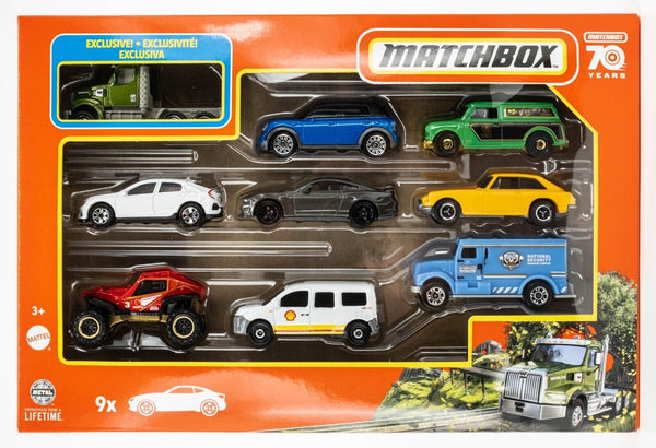 2023 Matchbox 9-Pack | Exclusive Western Star 49x GREEN | Mustang | Austin  Mini