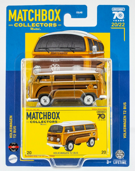 2023 Matchbox Collectors #20 Volkswagen T2 Bus GOLDEN BROWN METALLIC | FSC
