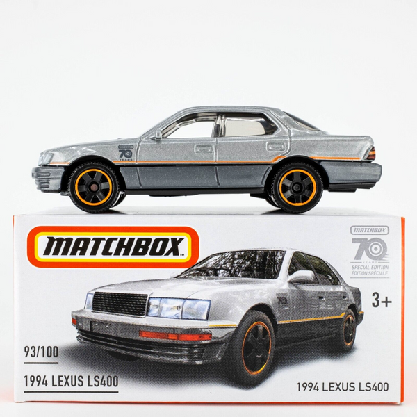 2023 Matchbox Power Grabs #93 1994 Lexus LS400 SILVER METALLIC | 70 YEARS | FSB
