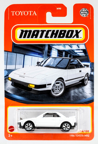 2021 Matchbox #14 1984 Toyota MR2 SUPER WHITE | LIGHTS UP | L-HAND DRIVE | FSC