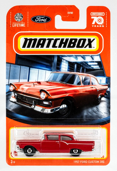 2023 Matchbox #21 1957 Ford Custom 300 FLAME RED | FSC