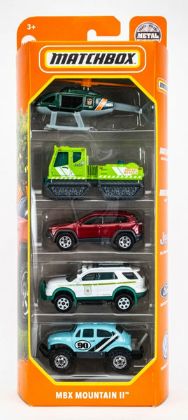 2022 Matchbox MBX Mountain II 5-Pack | Jeep | Ford NATIONAL PARKS | Volkswagen