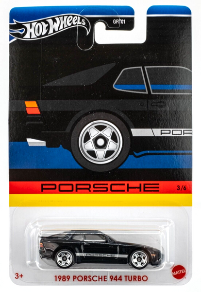 2024 Hot Wheels Porsche Series #3 1989 Porsche 944 Turbo BLACK | FSC