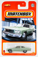 2021 Matchbox #86 1975 Chevy Caprice MEDIUM LIME METALLIC | FSC