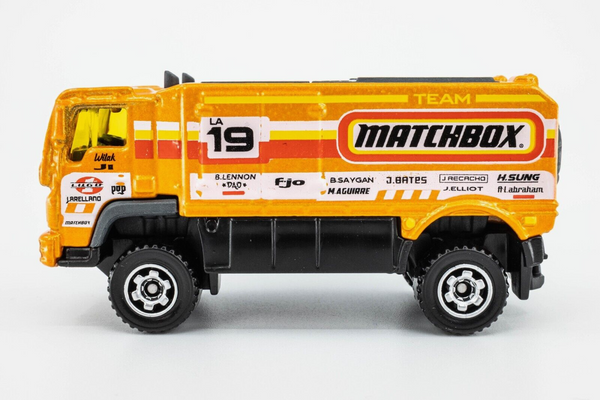 2019 Matchbox "Service Squad" Desert Thunder V16® ORANGE METALLIC | MINT